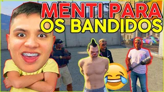 ENGANEI TODOS OS BANDIDOS no GTA RP 😂 (Paulinho o LOKO)