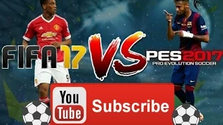 FIFA 17 vs PES 17-Что  лучше?