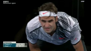 Federer vs Nadal - Australian Open 2017 - Last 5 games with commentary