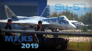 MAKS 2019 ✈️ Su-57, 5th Generation Cavalry!! - HD 50fps