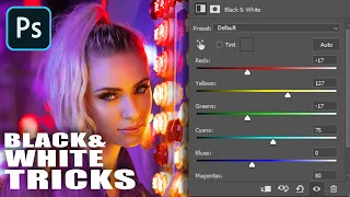 Black and White Adjustment Layer Best Tricks | in Photoshop
