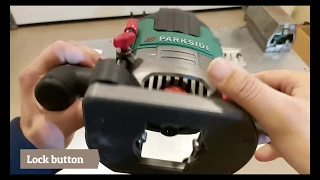 Parkside ROUTER  POF 1200 D3 Unboxing and Upgrade my desk