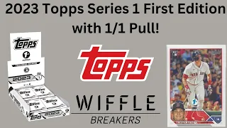 2023 Topps Series 1 1st Edition Box Break! Parallel in every single pack including a 1/1 Platinum!