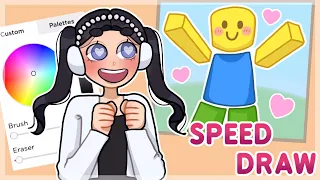 PLAYING SPEED DRAW (ROBLOX) but everything’s a baddie