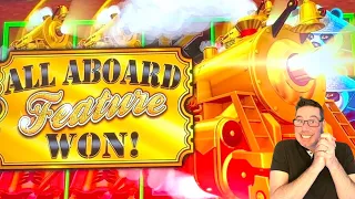 🚂Choo Choo for BIG WINS on All Aboard Mighty Panda & Rising Fortunes 🎉 💰 🥳