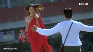 MAIN HOON NA - MISS CHANDNI KI ADA-Romantic Scene-@debdipbhattacharjee7764 recreate shah rukh khan