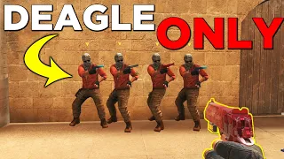 We ONLY use DEAGLES in a RANKED MATCH... (Super hard challenge)