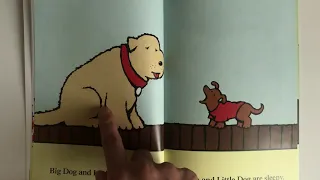 Big dog and little dog picture book read