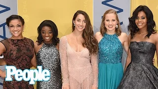 Laurie Hernandez & Aly Raisman Explain How 'DWTS' Is Different than Gymnastics | CMAs 2016 | People