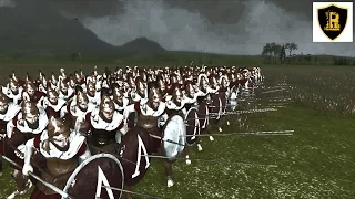 Царские Спартанцы VS Присягнувшие Total War: Rome 2 (тест отрядов)