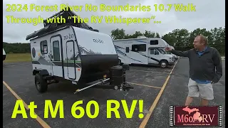 2024 Forest River No Boundaries 10.7 with "The RV Whisperer" at M 60 RV!