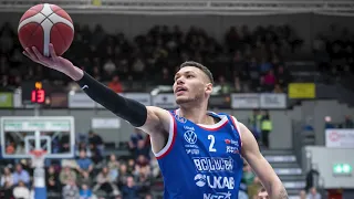 Michael Gilmore 19 poäng, 7 returer & 4 steals vs. Umeå BSKT