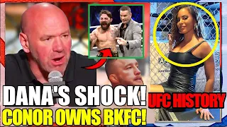 BREAKING NEWS! Dana White WILL FLIP OUT after BKFC Conor McGregor ANNOUNCEMENT, UFC History made!