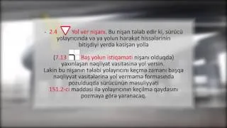 Qanunda necədir ? - Nişan yoxsa yolayrıcı ? (Avtostop- 96)