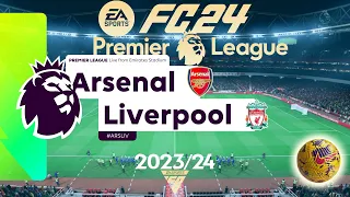 FC 24 Arsenal vs Liverpool | Premier League 2024 | PS4 Full Match