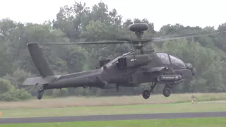 Apache in the rain - RAF Cosford Airshow 2016