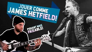 JOUER DE LA GUITARE COMME JAMES HETFIELD DE METALLICA! (avec la même Iron Cross que lui)