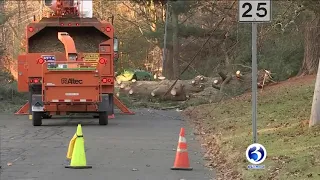 Video: Strong winds cause damage, power outages