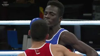 RIO 2016 OLYMPICS - A. MELIAN (ARG) Vrs A.  OMAR (GHA), Men's Bantamweight (56 kg)