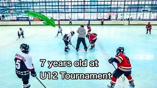 7 Years Old at U12 Hockey Tournament - Goals