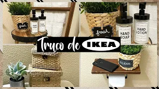 Increíbles y fáciles Truco de IKEA para un baño de lujo!
