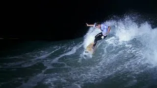 Jordy Smith Night Surfs in Durban - Red Bull Nightshift 2012 South Africa