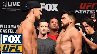 Chris Weidman vs. Kelvin Gastelum | Weigh-In | UFC Fight Night