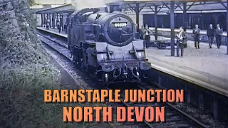 Barnstaple Junction, North Devon in the days of steam