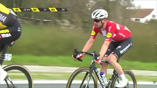 TOUR OF FLANDERS 2021 KASPER ASGREEN STUNS MATHIEU VAN DER POEL,GREG VAN AVERMAET THIRD