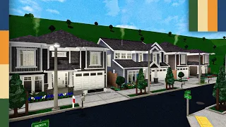 Bloxburg: Suburban Neighborhood SpeedBuild Part 1 | 1.7M