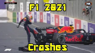 F1 2021 Crashes