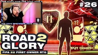 HUGE RANK 2 FUT CHAMPS REWARDS!! #FIFA22 First Owner Road To Glory! #26 Ultimate Team!!