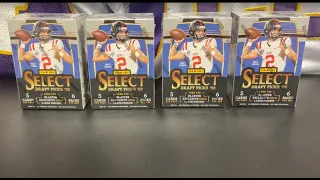 2022 Select Draft Picks Football Blaster Box Opening - 4 Box Preview