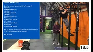 Connor Sloboda Crossfit Open 18.5 2018 - Teens 16-17 - TRIAL 2