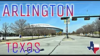 [4K] Arlington, Texas - DFW Metro - Driving Tour