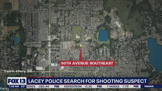 Lacey police search for shooting suspect | FOX 13 Seattle