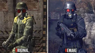 HUNK - Full Comparison in Resident Evil 4: Original vs Remake (2005-2023)