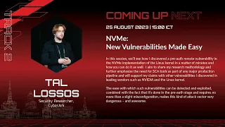 #HITB2023HKT D2T2 - NVMe: New Vulnerabilities Made Easy - Tal Lossos