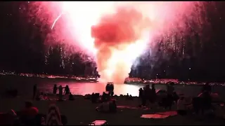 Fireworks gone wrong.