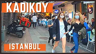 Istanbul Turkey Walking Tour | Walking Around Kadıköy Istanbul | 4K UHD 60FPS | Istanbul city 2021