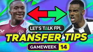 FPL TRANSFER TIPS GAMEWEEK 14 (Who to Buy and Sell?) | FANTASY PREMIER LEAGUE 2023/24 TIPS