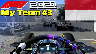 F1 2021 - My Team Career Mode #3: Monaco 50% Race | PS5