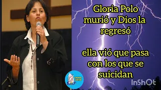 testimonio de Gloria Polo, fue alcanzada por un rayo (vió que pasa con los que se suicidan)