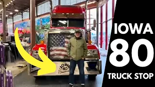 First Time at IOWA 80 TRUCK STOP - World's LARGEST Truck Stop