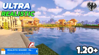 Realistic Shaders Minecraft Pe v1.20.80 / 1.21 || Shaders MCPE 1.20+ Render Dragon