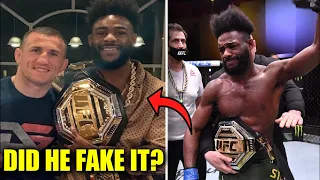 Did Aljamain Sterling FAKE his injury?, Sterling calls for Cejudo next, celebrates after party