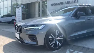 VOLVO SELEKT V60 B3 B 163+14HP R-DESIGN OSMIUM GREY 2021 | EUROSERVICE