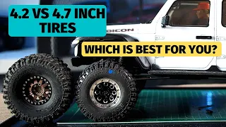4.7 vs 4.2 Class 1 Rc Crawler tire - Which is best for you?