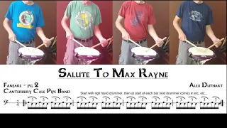 Duthart Fanfare: Salute To Max Rayne  -- An Invitation