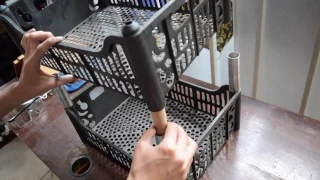 Rolling Storage Cart made with Plastic Crates – DIY vlog asmr